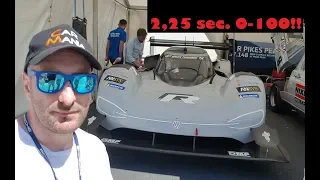 Volkswagen I.D. R - First Electric Racing Car - REVIEW + INTERVIEW Driver Romain Dumas