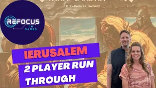 Ierusalem Board Game: Two Player Run Through & Review