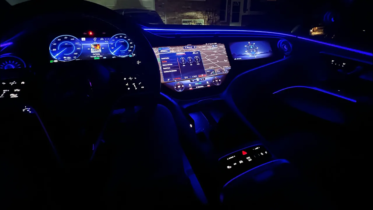 The Mercedes EQS Has An Insane Amount Of Settings And I Show You All Of Them!
