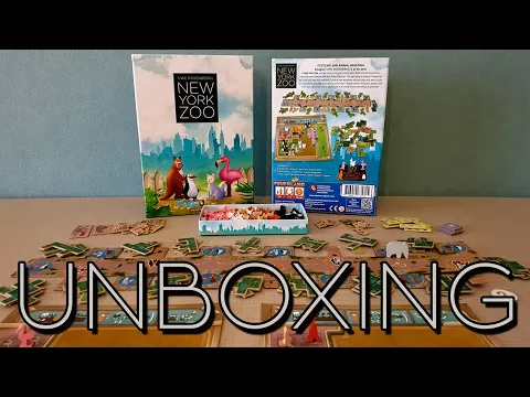 New York Zoo - Kutu Oyunu Açılımı Falan - ASMR Board Game Unboxing
