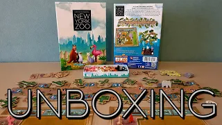 New York Zoo - Kutu Oyunu Açılımı Falan - ASMR Board Game Unboxing