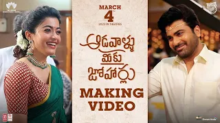 Aadavallu Meeku Joharlu MAKING Video | Sharwanand, Rashmika Mandanna | Devi Sri Prasad