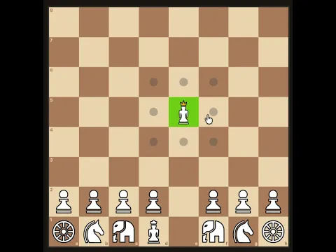 How the Raja (King) Moves – Chaturanga/Shatranj Chess