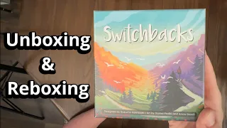 Switchbacks - Board Game Unboxing & Reboxing - What's in the Box?