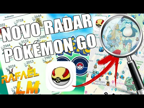 NOVO RADAR PARA POKÉMON GO POKE BEST FLY GPS COMO CONSEGUIR MUITOS
POKÉMONS RAROS