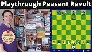 Peasants Revolt - asymmetric Chess variant playthrough and review