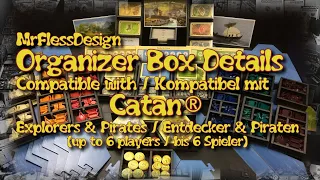 Organizer Box Details (kompatibel mit Catan® Entdecker & Piraten bis 6 Spieler)