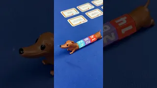 Wiener Dog Race! Make Wiener Dogs out of Dice. #dice #dicegame #familygame #wienerdog #boardgames