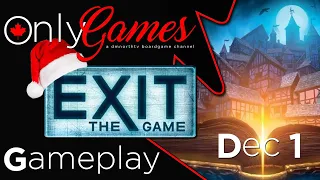 Exit The Game Advent Calendar Board Game Gameplay - December 1