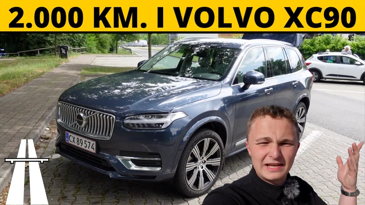 KØRER 2.000 KM. I VOLVO XC90 T8 PLUG-IN HYBRID! Så MEGET benzin brugte den...!