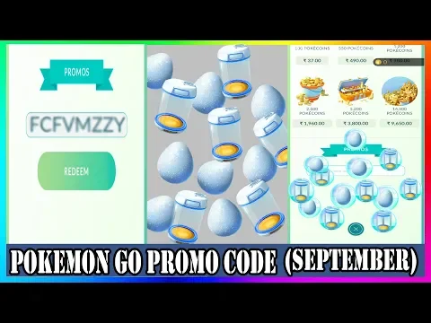 POKEMON GO PROMO CODE 2019 SEPTEMBER