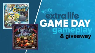 Extra Life Game Day Quirky Circuits & Familiar Tales Gameplay & Giveaway | Plaid Hat Games