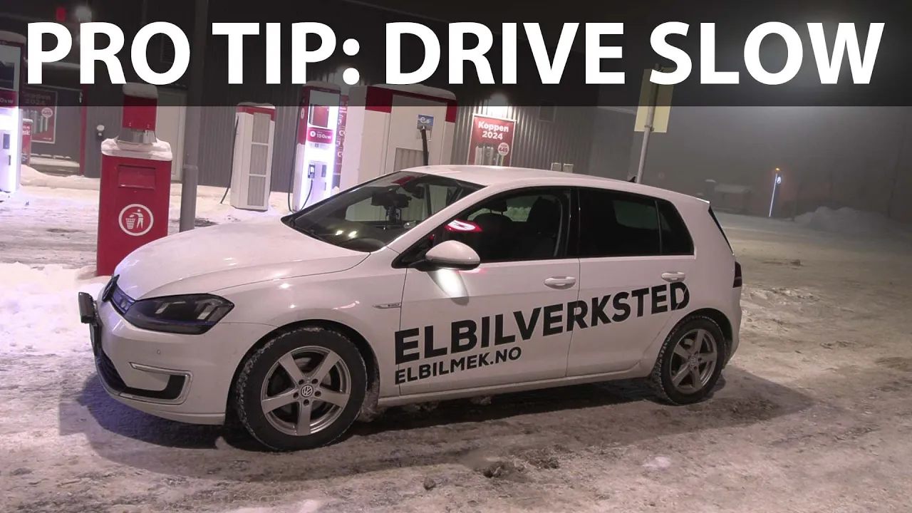 VW e-Golf 24 kWh 500 km challenge re-test part 2