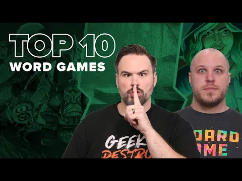 Top 10 Word Games - BGG Top 10 w/ The Brothers Murph