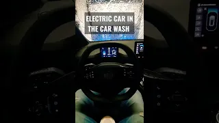MG4 electric in the car wash for the first time. #shorts #cars #electriccar
