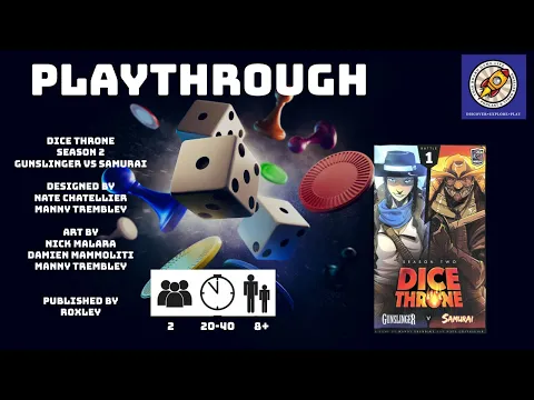 Dice Throne Gunslinger vs Samurai Playthrough