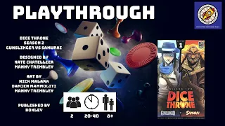 Dice Throne Gunslinger vs Samurai Playthrough