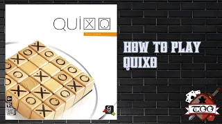 How to Play Quixo
