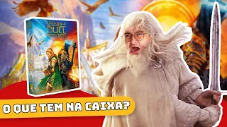 O Senhor dos Anéis Duelo pela Terra-Média: O que tem na caixa?