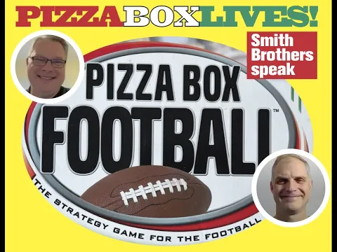 Pizza Box Football lives! Smith Brothers’ APBA experiences inform unique football game #pizzabox