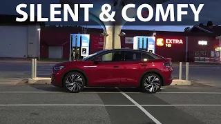 VW ID5 GTX acceleration, braking and noise test