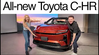 Same edgy look but now an EV // 2026 Toyota C-HR