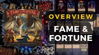 Fame and Fortune Board Game - Kickstarter Preview - Solo Overview | DaniCha
