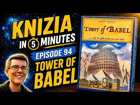 Knizia in 5 Minutes. 94 Tower of Babel
