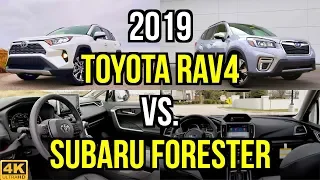 FAMILY FACEOFF -- 2019 Toyota RAV4 Limited vs. 2019 Subaru Forester Touring: Comparison