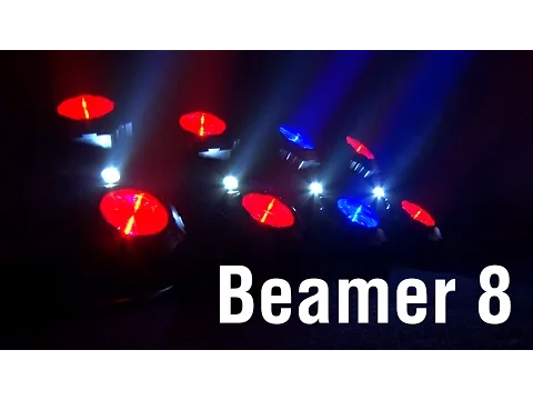 Product video thumbnail for Chauvet Beamer 8 2-in-1 RGB LED Effects Light