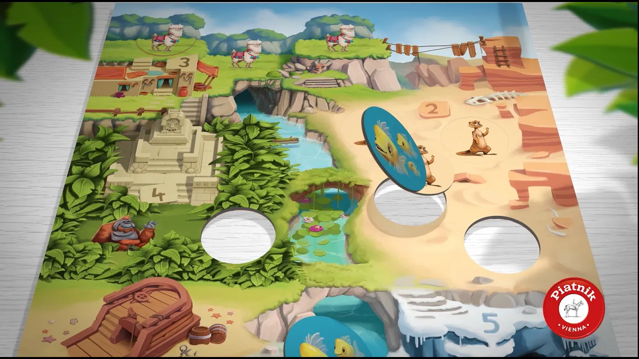 WILDTASTIC FIVE - family game - Teaser (EN) Piatnik