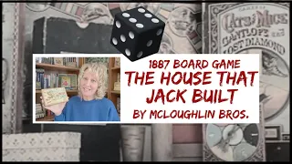 Antique 1887 The House that Jack Built by Mcloughlin Bros Board Game #antique