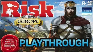 Risk: Europe Board Game | Playthrough (Team Variant)