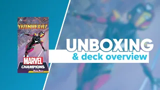 Marvel Champions Ironheart Hero Pack Unboxing and Deck Overview |  @FFGames