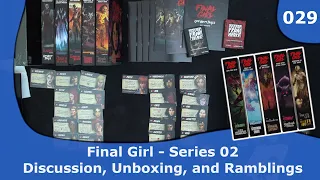 Final Girl Series 02 Unboxing | 29 | CulBlu and Cardboard