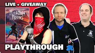 Floating Floors - LIVE Playthrough Board Game & Worldwide Giveaway - Final Ninja Master!