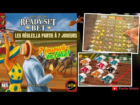 [JDS]Ready Set Bet à 7 joueurs !Règles et partie survoltée#jds #jdp #j2s #jeudesociete #jeudeplateau