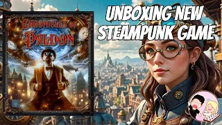 Unboxing Chronicles Of Paldon - Steampunk Economic Board Game | Triturus Games