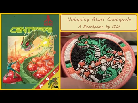 Unboxing Atari Centipede by IDW Games