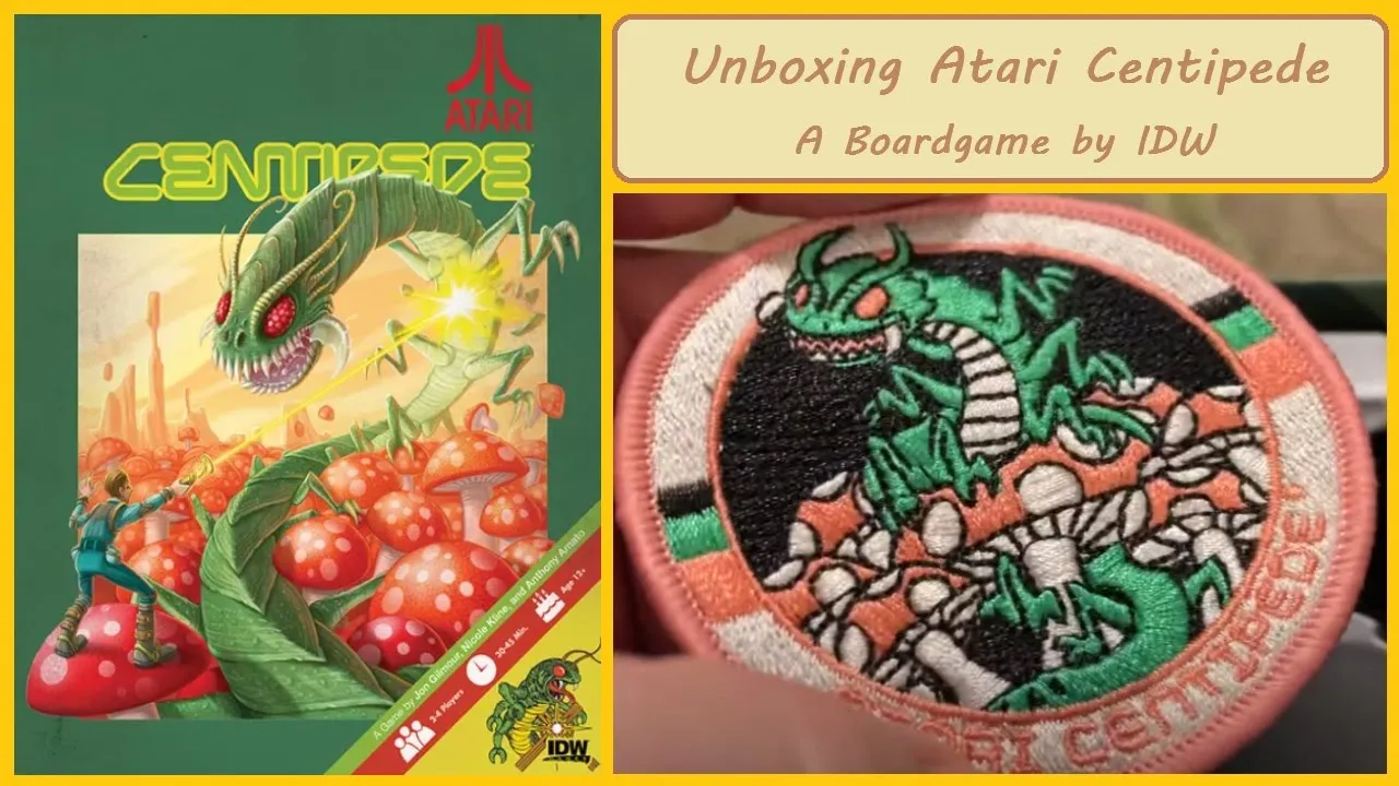Unboxing Atari Centipede by IDW Games