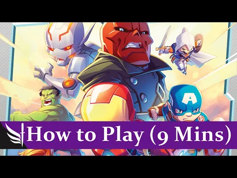 How to play Marvel United + Solo Rules (9 mins)