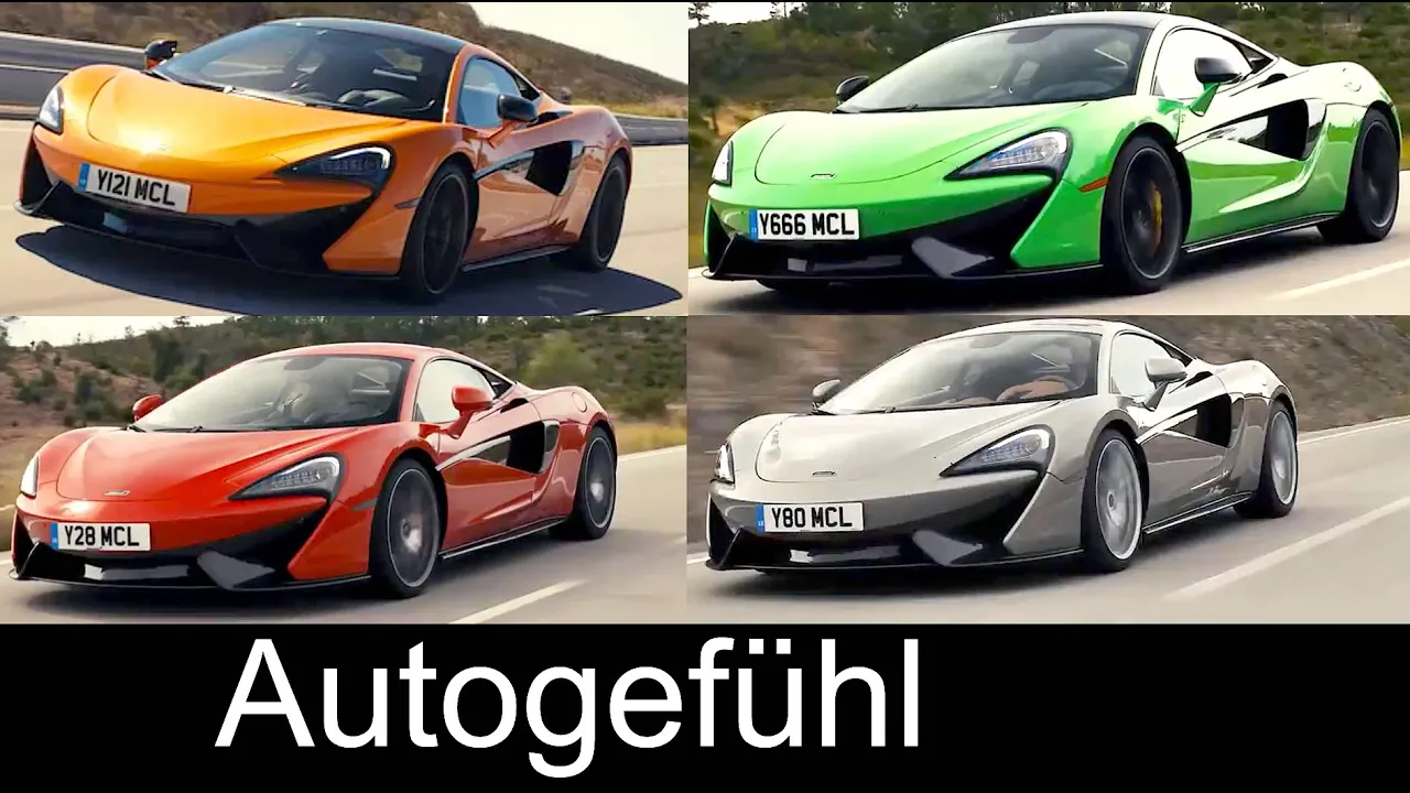 McLaren 570S Coupé Sound Startup Exterior Colours & Interior trims - Racetrack & Road
