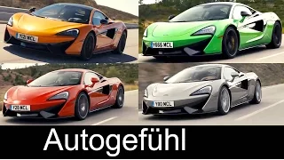 McLaren 570S Coupé Sound Startup Exterior Colours & Interior trims - Racetrack & Road