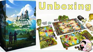 Unboxing Castles Of Burgundy: Special Edition (Gameplay All-in) Sundrop Version + Playmat