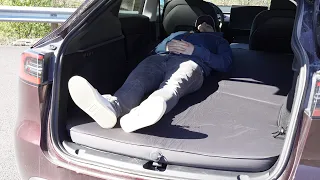 You Need To Know This Before You Camp In A Tesla & Mattress Review