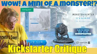Monster Hunter World Iceborne: The Board Game- Kickstarter Critique Review
