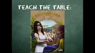 How to play Concordia