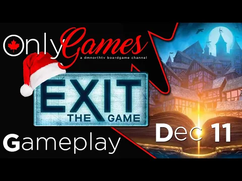 Exit The Game 2022 Advent Calendar: The Hunt For The Golden Book (December 11) Board Game Gameplay