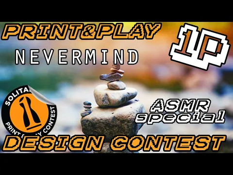 ASMR Special - Solitaire Design Contest Ep.10 - Nevermind - The Distraction