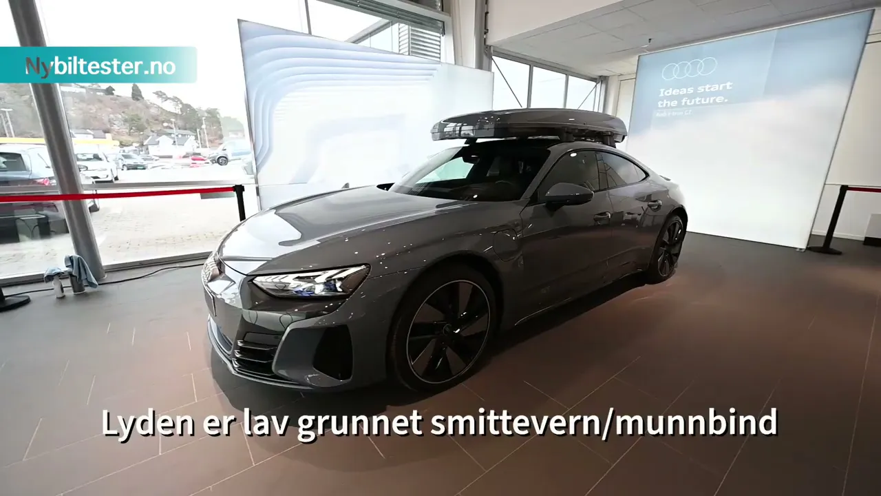 Audi e-Tron GT Pro og RS utstilt i Arendal